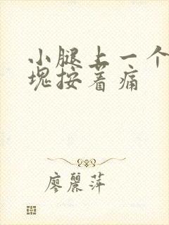 小腿上一个硬肿块按着痛