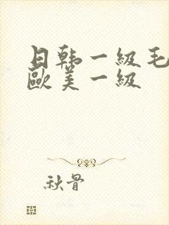 日韩一级毛一片欧美一级