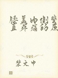 膝盖内侧弯曲伸直疼痛的原因