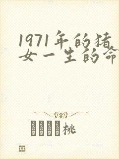 1971年的猪女一生的命运