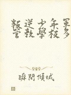 叛逆少年军事化管教学校多少钱