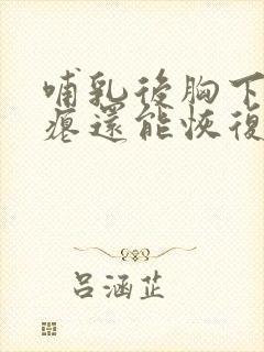 哺乳后胸下垂干瘪还能恢复吗