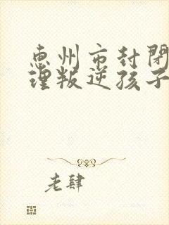 惠州市封闭式管理叛逆孩子的学校