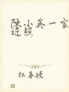 陈小英一家三口近照