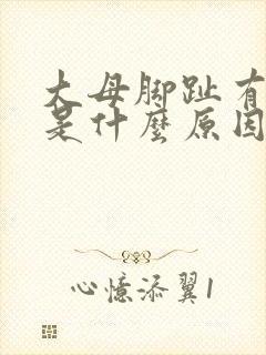 大母脚趾有点麻是什么原因