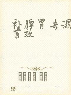 补脾胃去湿气最有效