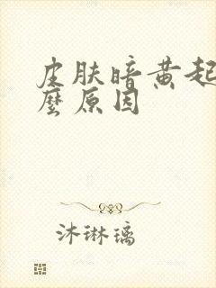 皮肤暗黄起痘什么原因