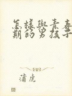 怎样与青春叛逆期的男孩子相处封面