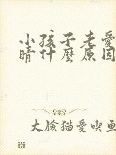 小孩子老爱眨眼睛什么原因