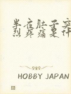 半夜肚子突然剧烈疼痛是什么原因