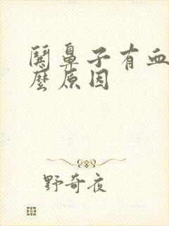 哄鼻子有血是什么原因