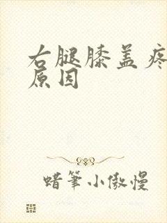 右腿膝盖疼痛的原因