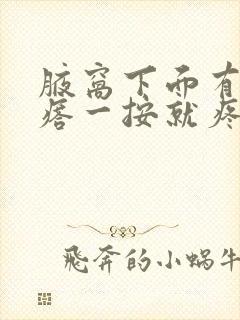 腋窝下面有个疙瘩一按就疼封面