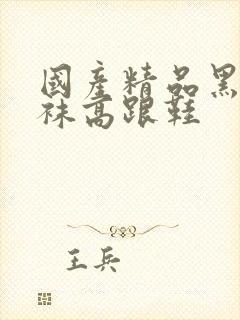 国产精品黑色丝袜高跟鞋封面