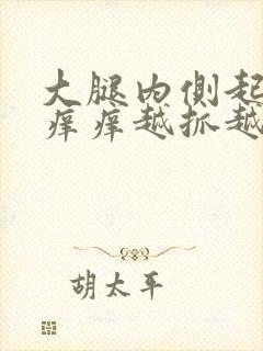 大腿内侧起疙瘩痒痒越抓越痒封面