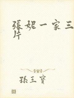 张妮一家三口照片