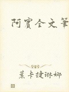 阿宾全文笔趣阁