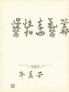 慢性支气管炎中医和西医哪个治疗好