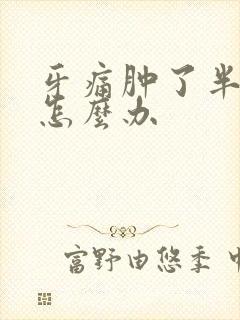 牙痛肿了半边脸怎么办