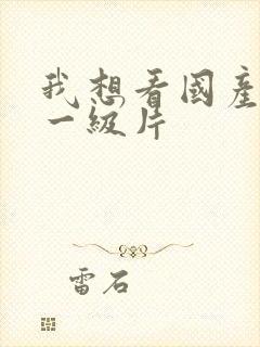 我想看国产黄色一级片