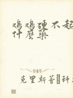 鸡鸡硬不起吃吃什么药