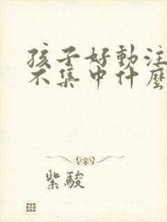 孩子好动注意力不集中什么原因