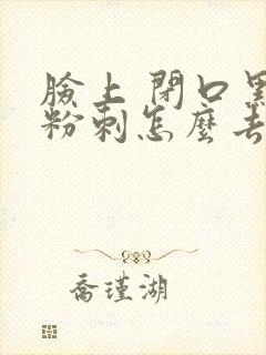 脸上 闭口黑色粉刺怎么去除