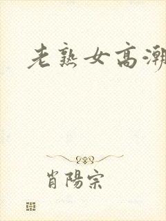 老熟女高潮视频封面