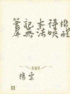 笔记本待机后黑屏无法唤醒怎么办