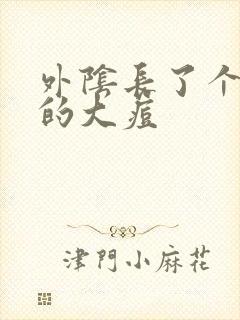 外阴长了个硬硬的大痘