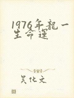 1976年龙一生命运