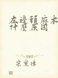 左边头麻木疼是什么原因