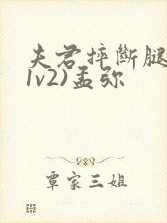 夫君摔断腿后(1v2)孟弥封面