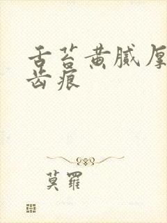 舌苔黄腻厚白有齿痕封面