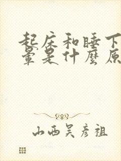 起床和睡下去头晕是什么原因封面