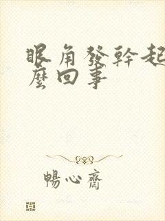 眼角发干起皮怎么回事