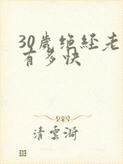 30岁绝经老得有多快