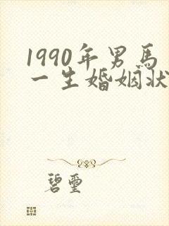1990年男马一生婚姻状况