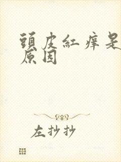 头皮红痒是什么原因