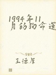 1994年11月的狗命运怎么样