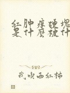 红肿痒硬块疙瘩是什么被什么咬了