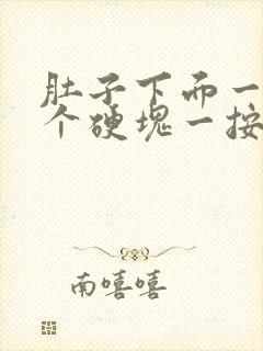 肚子下面一点有个硬块一按就痛