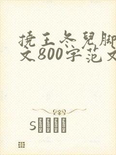 挠王冬儿脚心作文800字范文