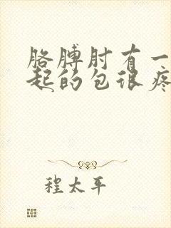 胳膊肘有一个凸起的包很疼