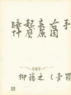 睡起来右手麻是什么原因封面