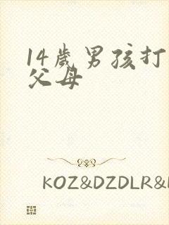 14岁男孩打骂父母封面