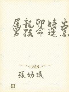 属龙卯时出生的男孩命运怎么样