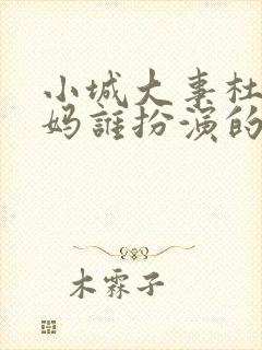 小城大事杜涛妈妈谁扮演的