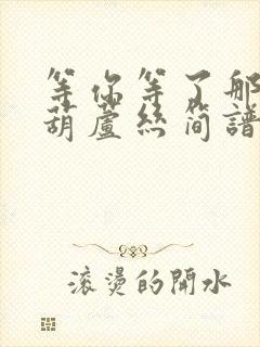 等你等了那么久葫芦丝简谱封面