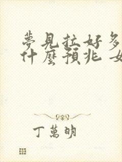 梦见拉好多屎是什么预兆 女性